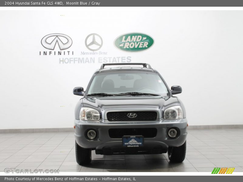 Moonlit Blue / Gray 2004 Hyundai Santa Fe GLS 4WD