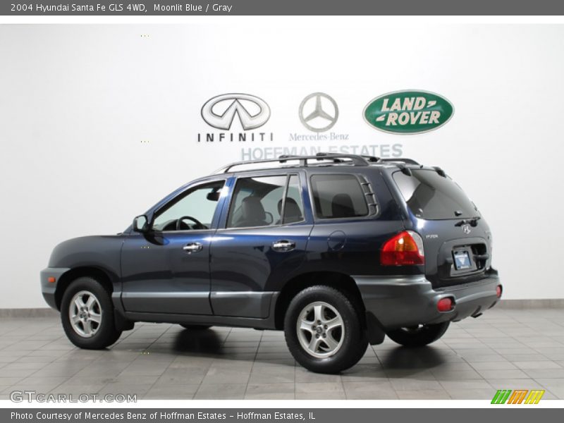 Moonlit Blue / Gray 2004 Hyundai Santa Fe GLS 4WD