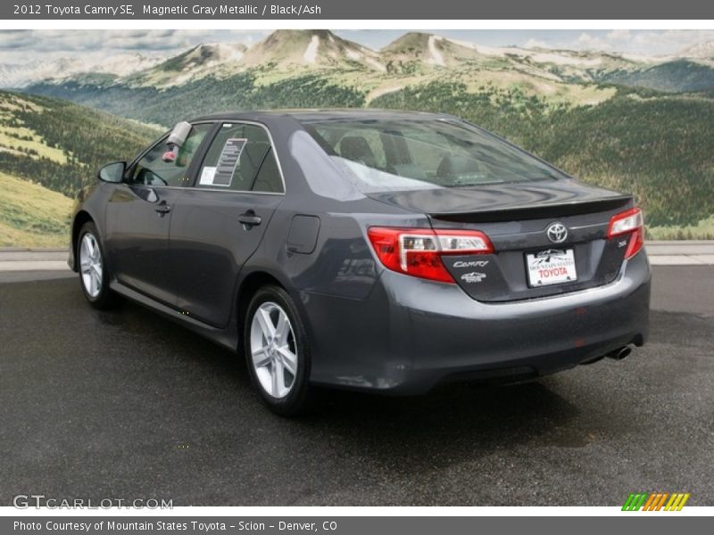 Magnetic Gray Metallic / Black/Ash 2012 Toyota Camry SE