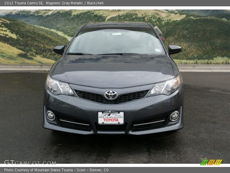 Magnetic Gray Metallic / Black/Ash 2012 Toyota Camry SE
