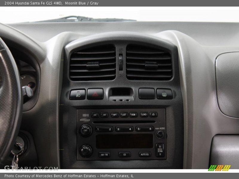 Moonlit Blue / Gray 2004 Hyundai Santa Fe GLS 4WD