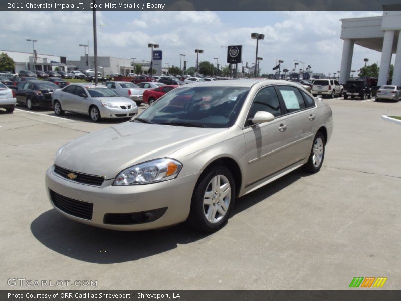 Gold Mist Metallic / Ebony 2011 Chevrolet Impala LT