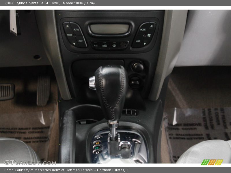 Moonlit Blue / Gray 2004 Hyundai Santa Fe GLS 4WD