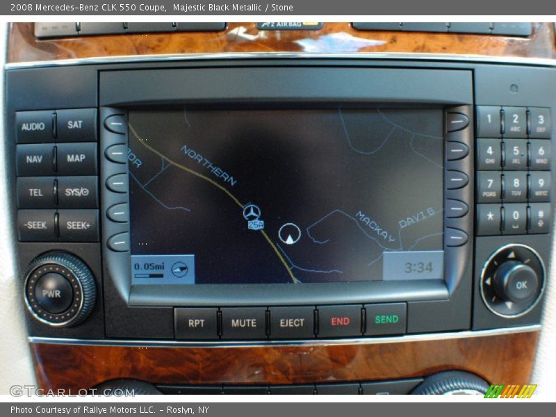 Navigation of 2008 CLK 550 Coupe