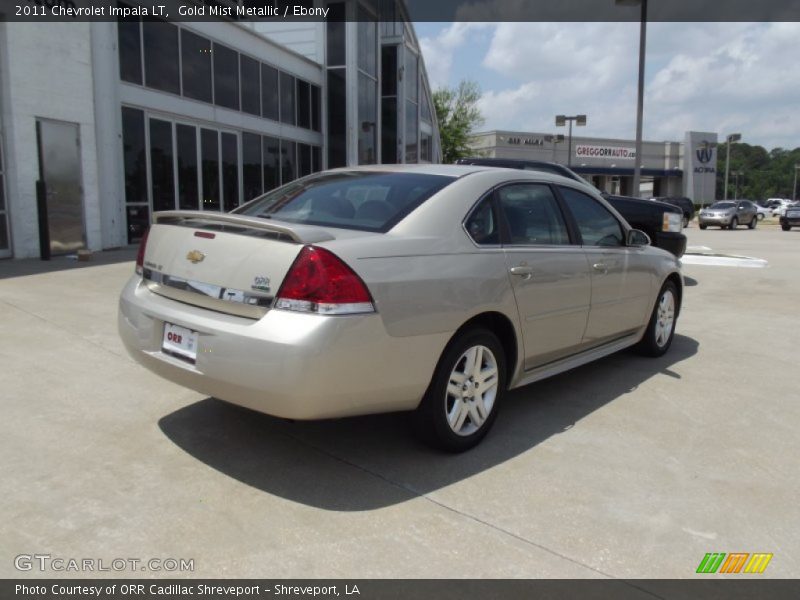 Gold Mist Metallic / Ebony 2011 Chevrolet Impala LT