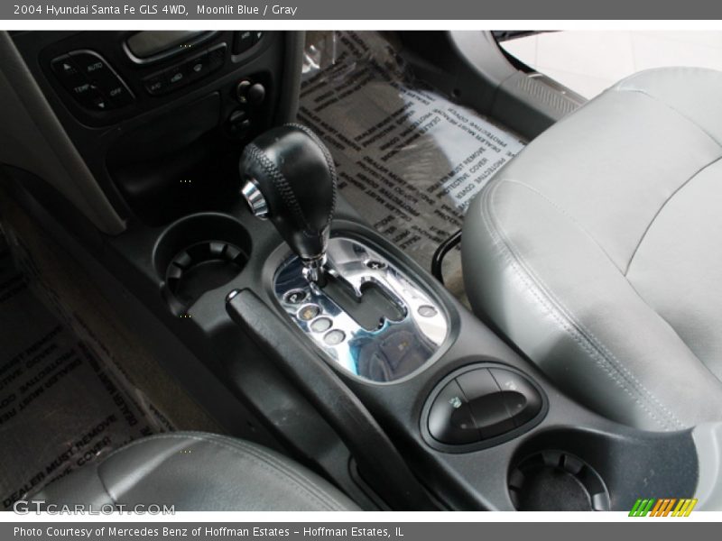 Moonlit Blue / Gray 2004 Hyundai Santa Fe GLS 4WD