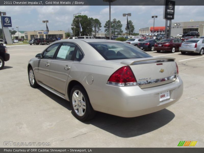 Gold Mist Metallic / Ebony 2011 Chevrolet Impala LT