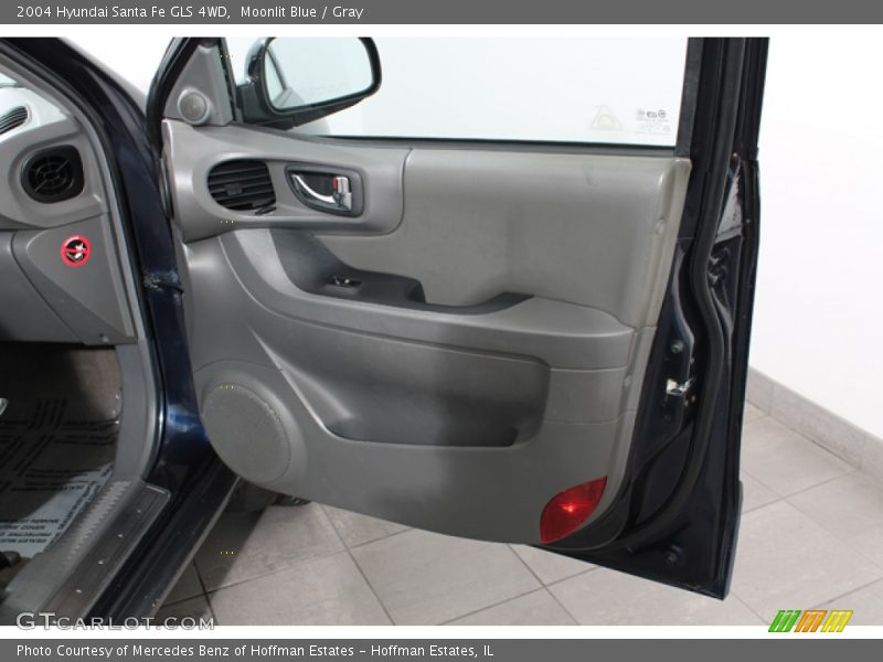 Moonlit Blue / Gray 2004 Hyundai Santa Fe GLS 4WD