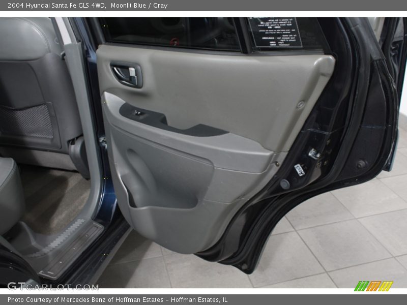 Moonlit Blue / Gray 2004 Hyundai Santa Fe GLS 4WD