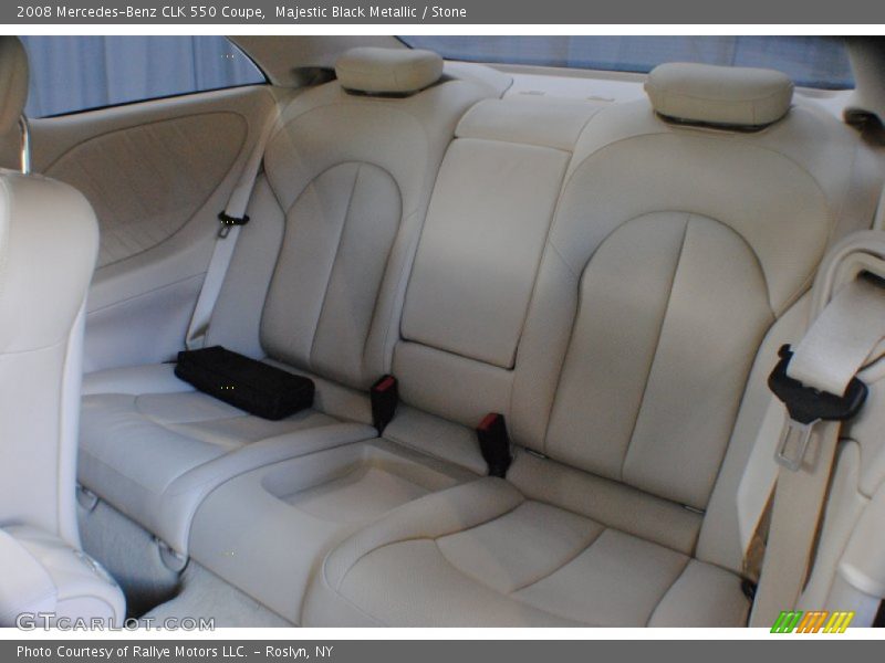 Rear Seat of 2008 CLK 550 Coupe