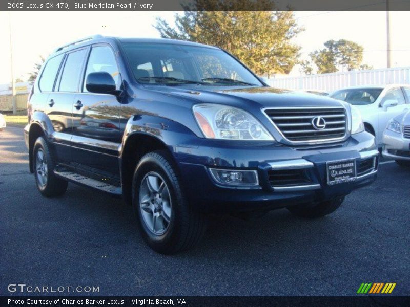 Blue Meridian Pearl / Ivory 2005 Lexus GX 470