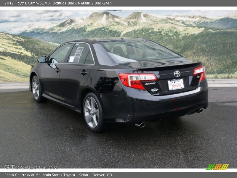 Attitude Black Metallic / Black/Ash 2012 Toyota Camry SE V6