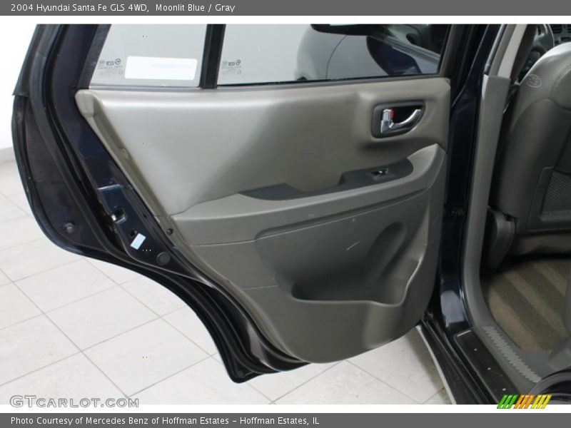 Moonlit Blue / Gray 2004 Hyundai Santa Fe GLS 4WD