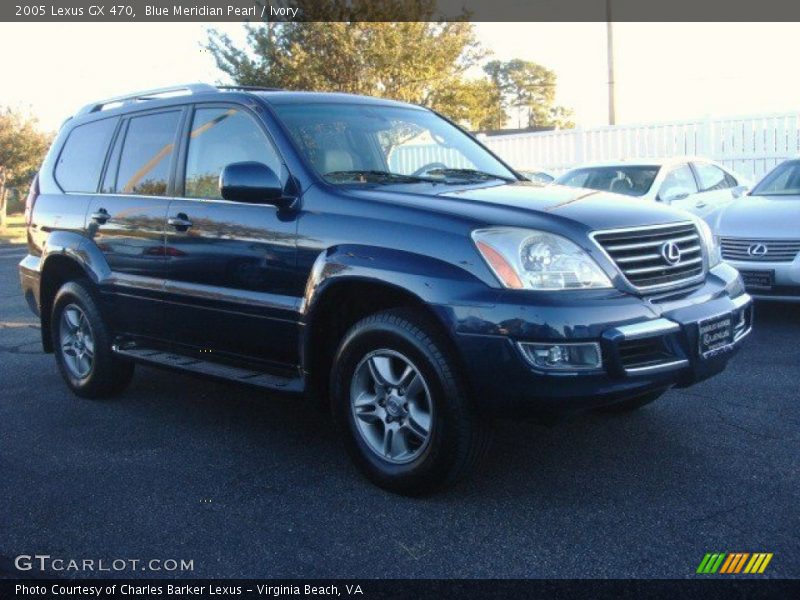 Blue Meridian Pearl / Ivory 2005 Lexus GX 470