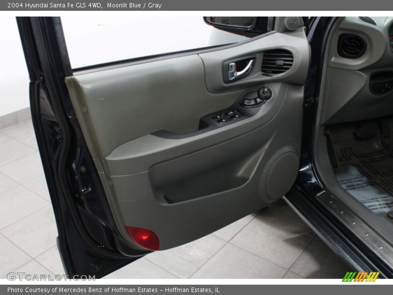 Moonlit Blue / Gray 2004 Hyundai Santa Fe GLS 4WD