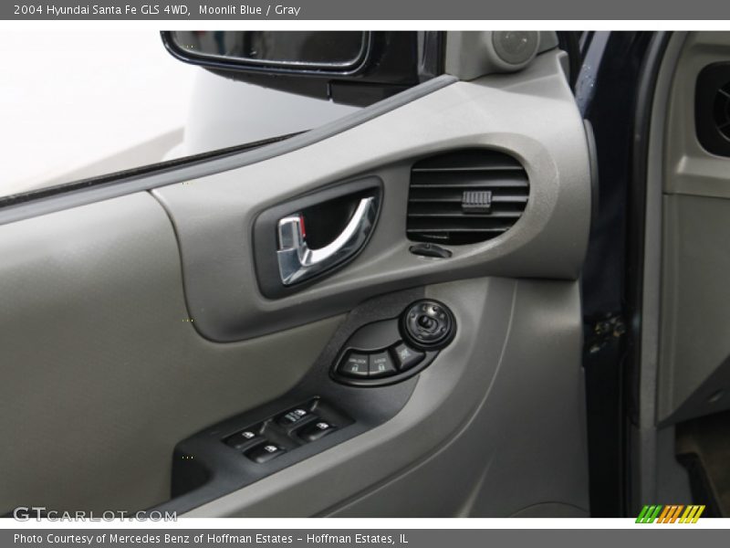 Moonlit Blue / Gray 2004 Hyundai Santa Fe GLS 4WD