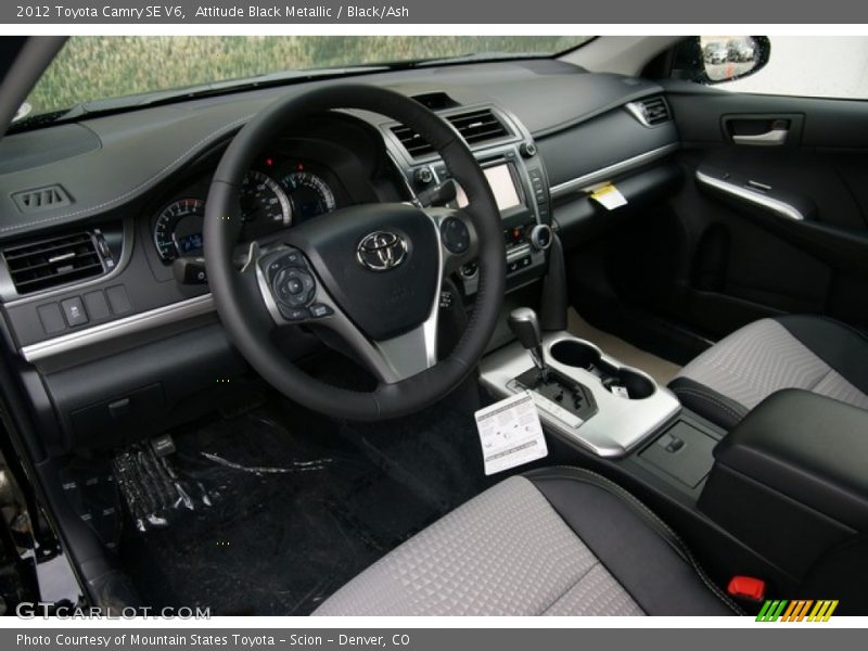 Attitude Black Metallic / Black/Ash 2012 Toyota Camry SE V6