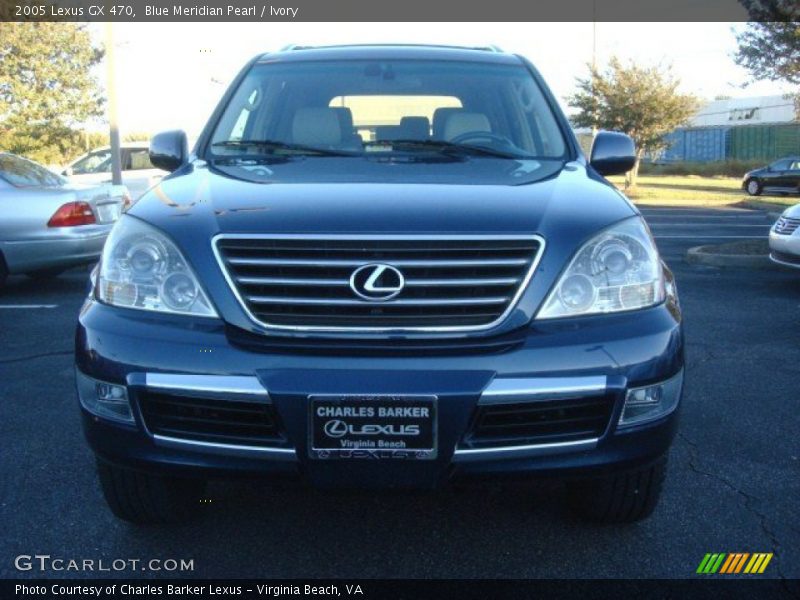 Blue Meridian Pearl / Ivory 2005 Lexus GX 470