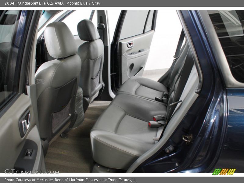 Moonlit Blue / Gray 2004 Hyundai Santa Fe GLS 4WD