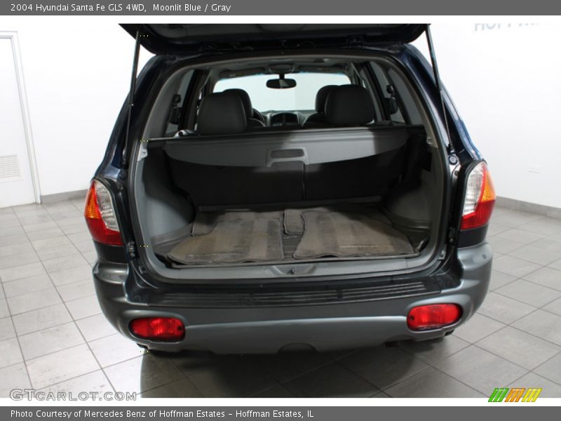 Moonlit Blue / Gray 2004 Hyundai Santa Fe GLS 4WD