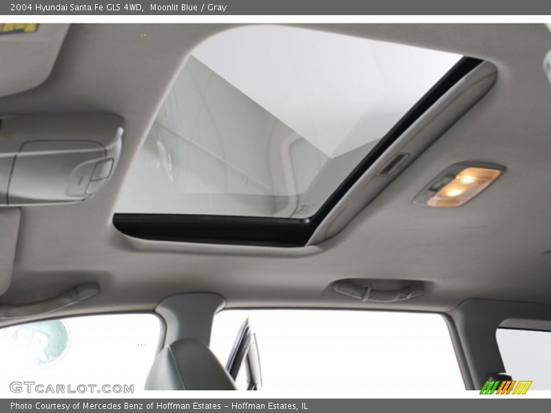 Moonlit Blue / Gray 2004 Hyundai Santa Fe GLS 4WD