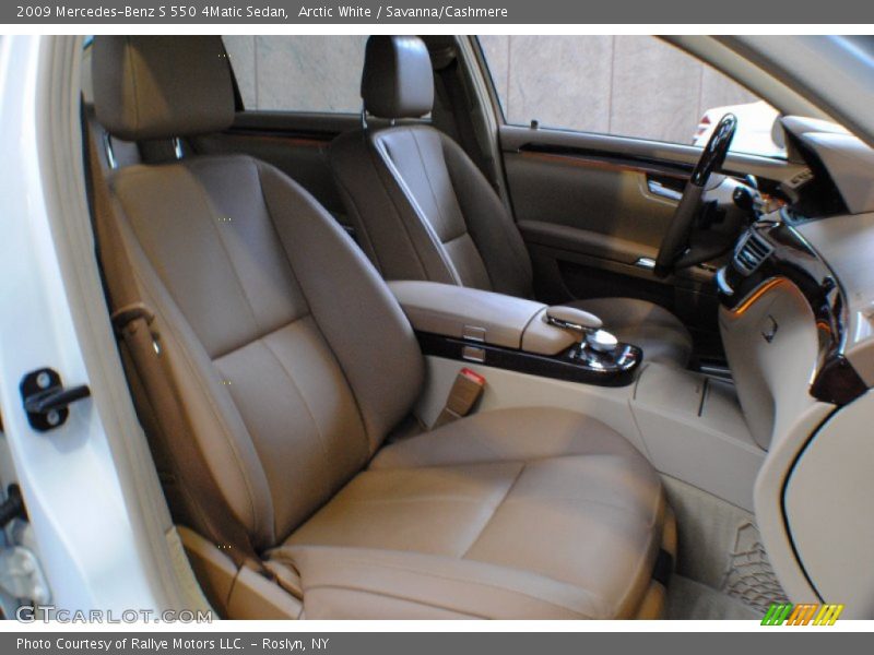 Arctic White / Savanna/Cashmere 2009 Mercedes-Benz S 550 4Matic Sedan