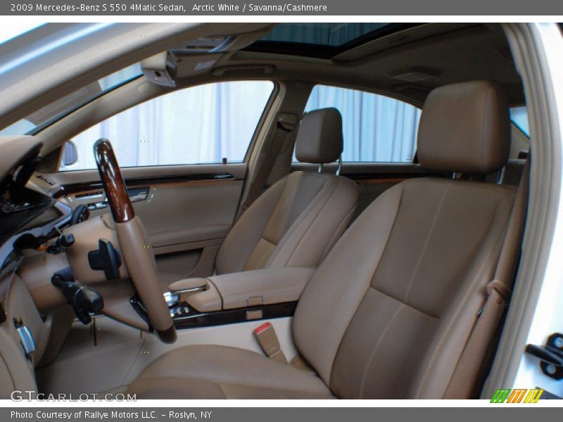 Arctic White / Savanna/Cashmere 2009 Mercedes-Benz S 550 4Matic Sedan