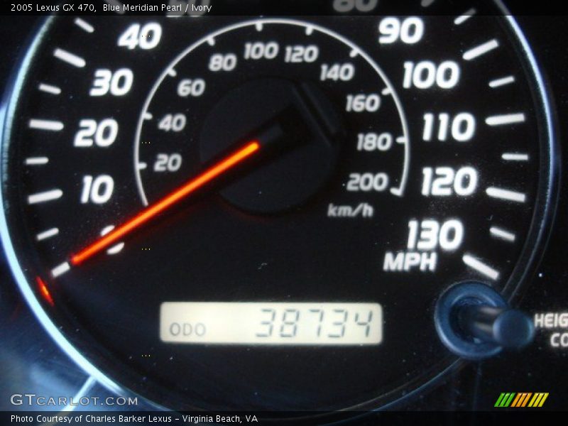 Blue Meridian Pearl / Ivory 2005 Lexus GX 470