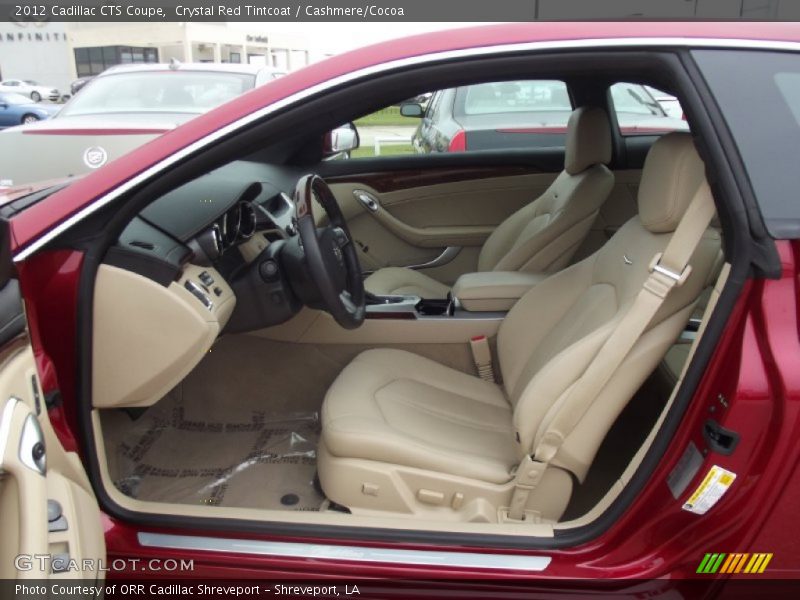 Crystal Red Tintcoat / Cashmere/Cocoa 2012 Cadillac CTS Coupe