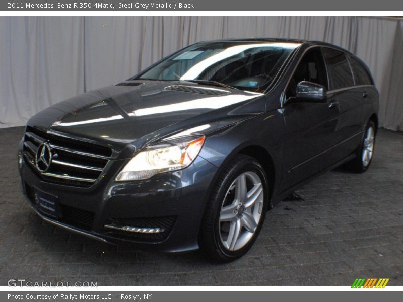 Steel Grey Metallic / Black 2011 Mercedes-Benz R 350 4Matic