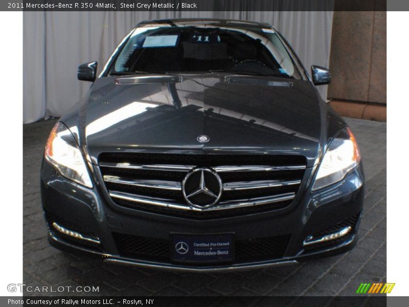 Steel Grey Metallic / Black 2011 Mercedes-Benz R 350 4Matic