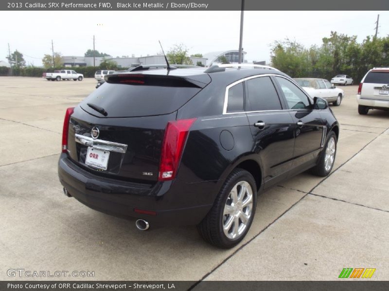 Black Ice Metallic / Ebony/Ebony 2013 Cadillac SRX Performance FWD