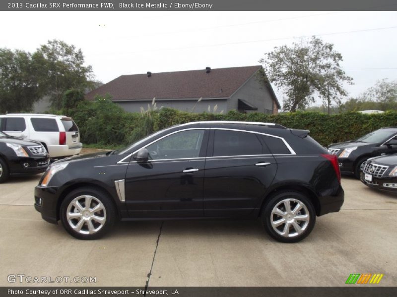 Black Ice Metallic / Ebony/Ebony 2013 Cadillac SRX Performance FWD