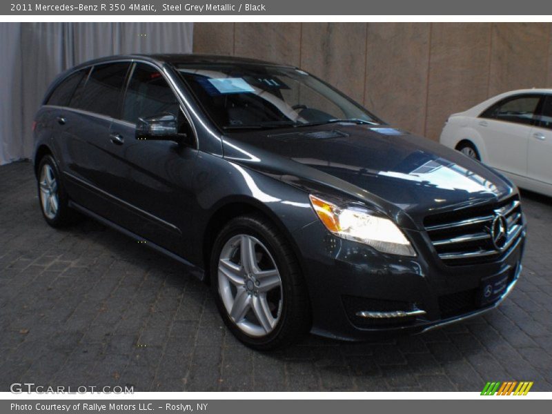 Steel Grey Metallic / Black 2011 Mercedes-Benz R 350 4Matic