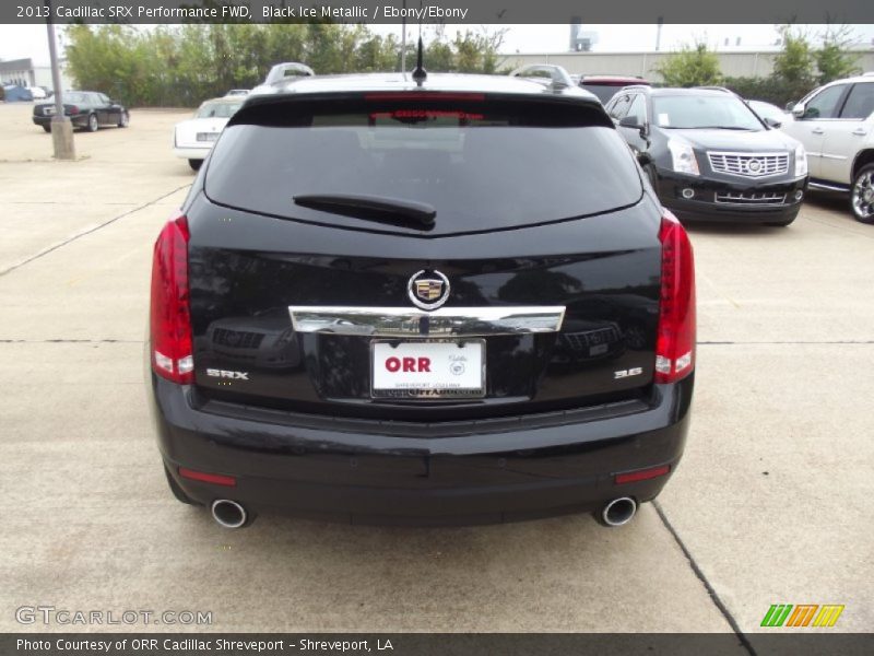 Black Ice Metallic / Ebony/Ebony 2013 Cadillac SRX Performance FWD