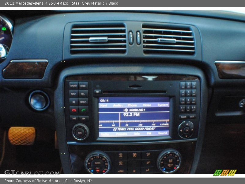 Steel Grey Metallic / Black 2011 Mercedes-Benz R 350 4Matic