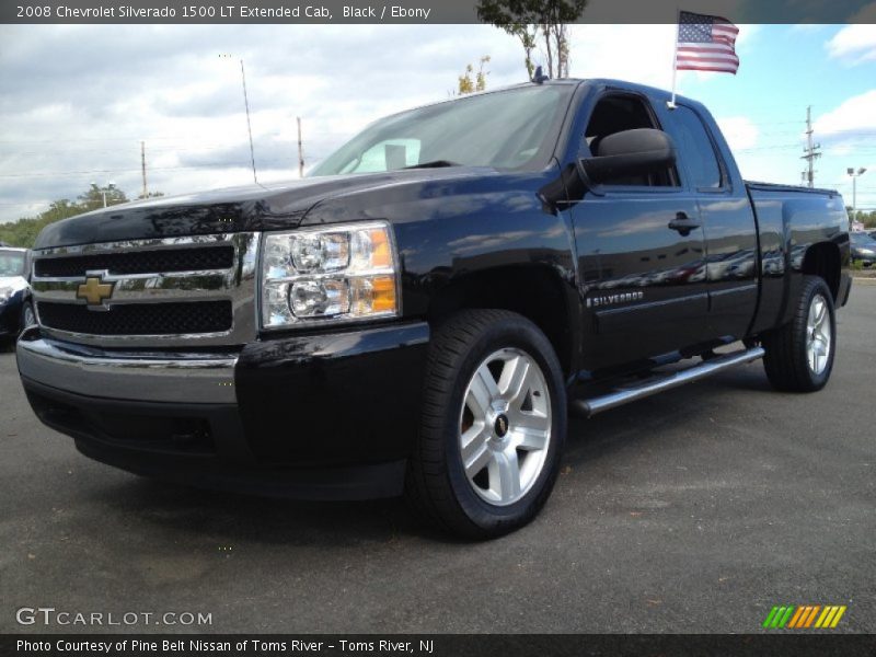 Black / Ebony 2008 Chevrolet Silverado 1500 LT Extended Cab