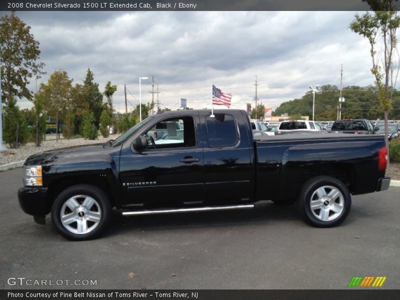 Black / Ebony 2008 Chevrolet Silverado 1500 LT Extended Cab