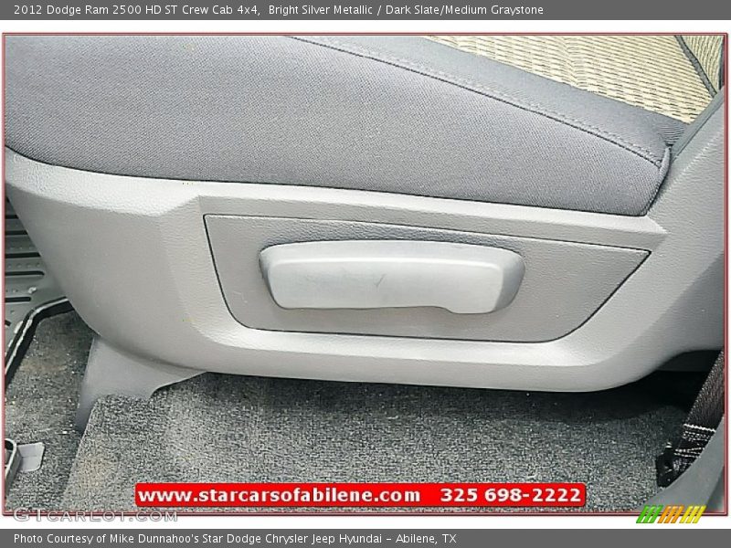 Bright Silver Metallic / Dark Slate/Medium Graystone 2012 Dodge Ram 2500 HD ST Crew Cab 4x4
