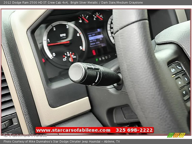 Bright Silver Metallic / Dark Slate/Medium Graystone 2012 Dodge Ram 2500 HD ST Crew Cab 4x4