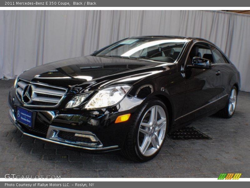 Black / Black 2011 Mercedes-Benz E 350 Coupe