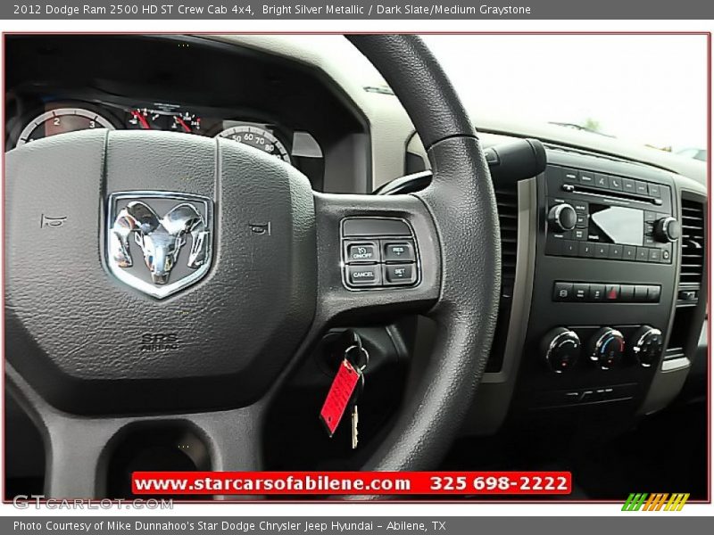 Bright Silver Metallic / Dark Slate/Medium Graystone 2012 Dodge Ram 2500 HD ST Crew Cab 4x4
