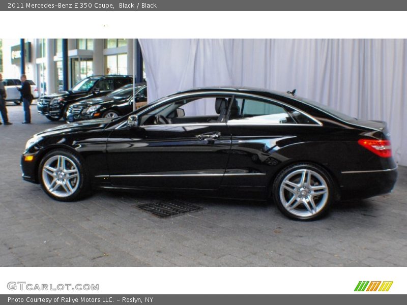 Black / Black 2011 Mercedes-Benz E 350 Coupe