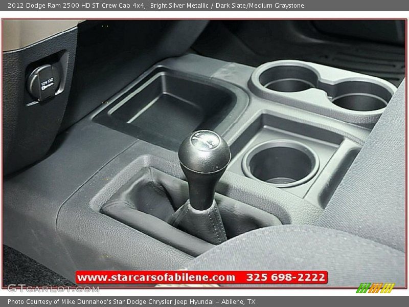 Bright Silver Metallic / Dark Slate/Medium Graystone 2012 Dodge Ram 2500 HD ST Crew Cab 4x4