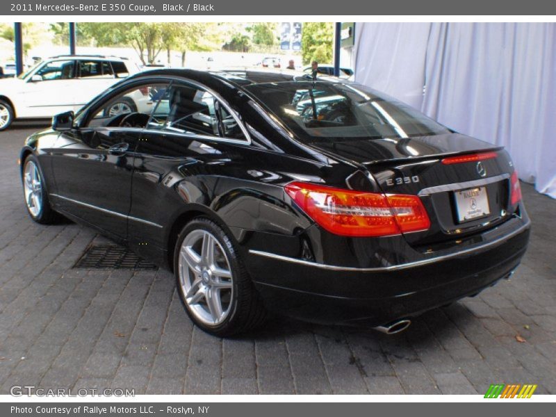 Black / Black 2011 Mercedes-Benz E 350 Coupe