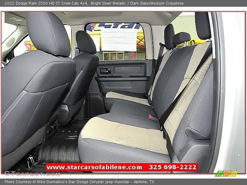 Bright Silver Metallic / Dark Slate/Medium Graystone 2012 Dodge Ram 2500 HD ST Crew Cab 4x4