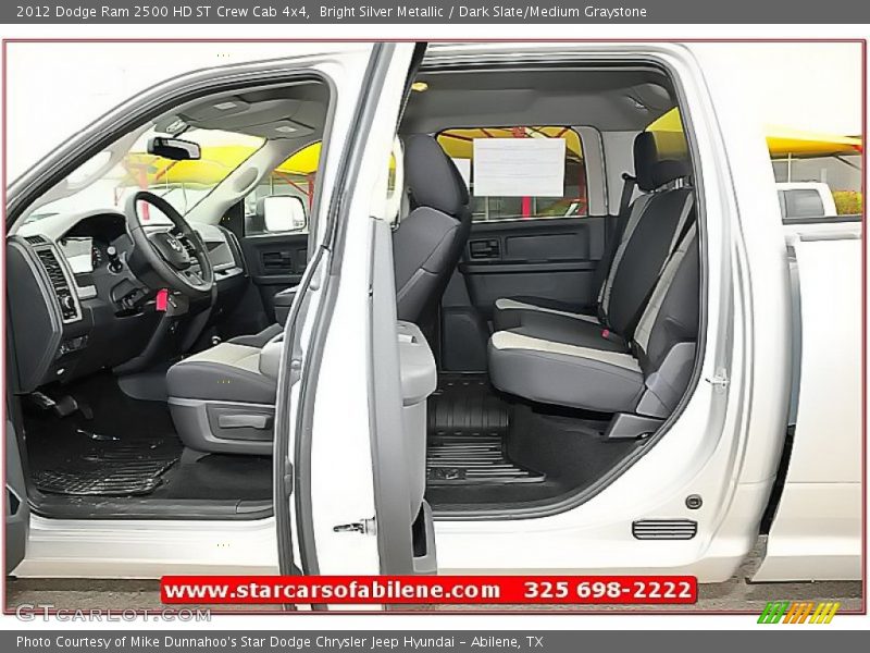 Bright Silver Metallic / Dark Slate/Medium Graystone 2012 Dodge Ram 2500 HD ST Crew Cab 4x4