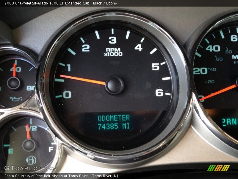 Black / Ebony 2008 Chevrolet Silverado 1500 LT Extended Cab