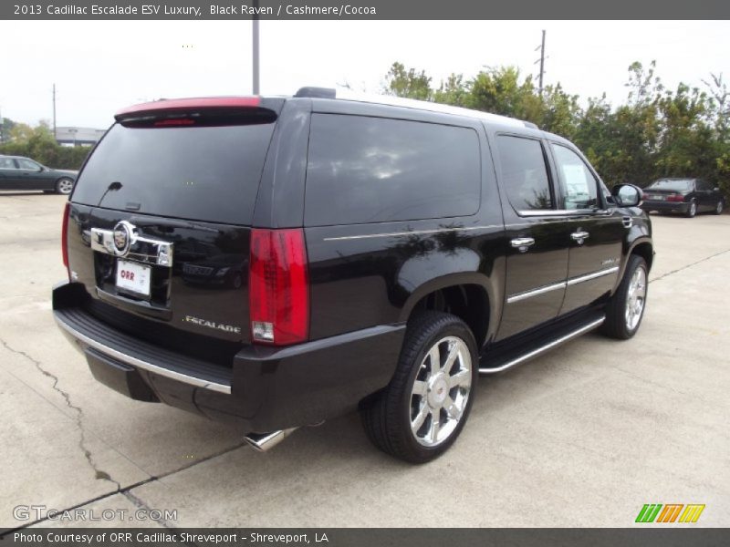 Black Raven / Cashmere/Cocoa 2013 Cadillac Escalade ESV Luxury