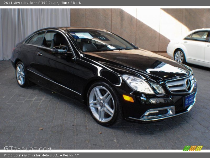 Black / Black 2011 Mercedes-Benz E 350 Coupe
